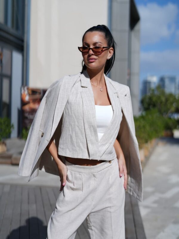 Linen Vest Women 1