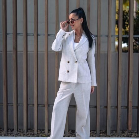 Blazer Vera Striped Linen - Image 4