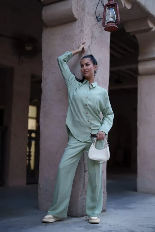 Pink Linen Shirt 3