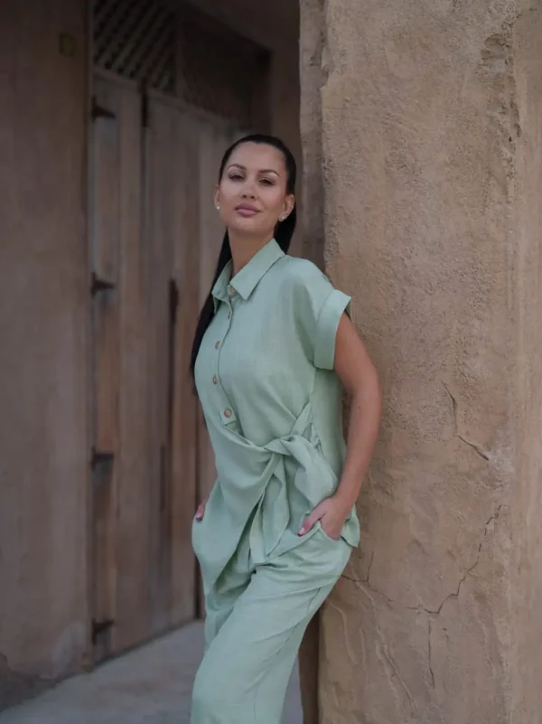 Linen Suit Women 2