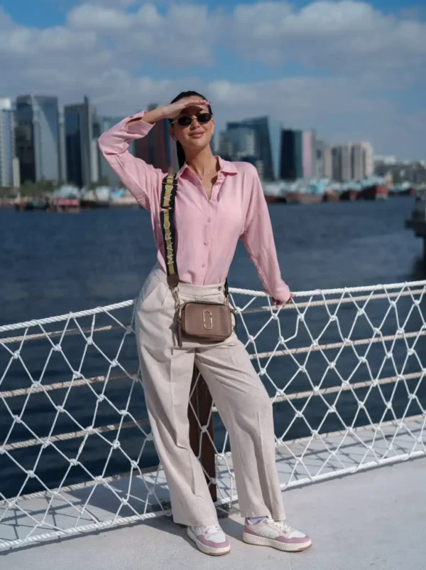 Pink Linen Shirt 3