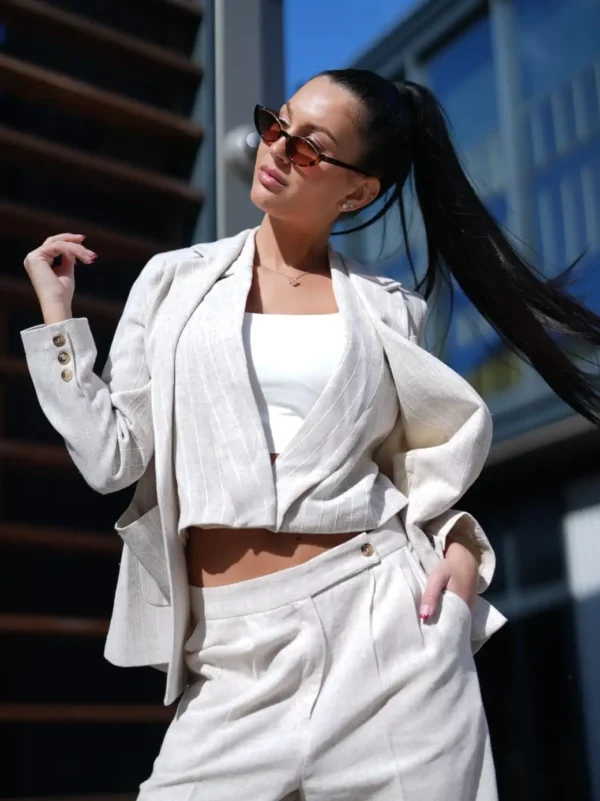 Linen Wide Leg Pants 2