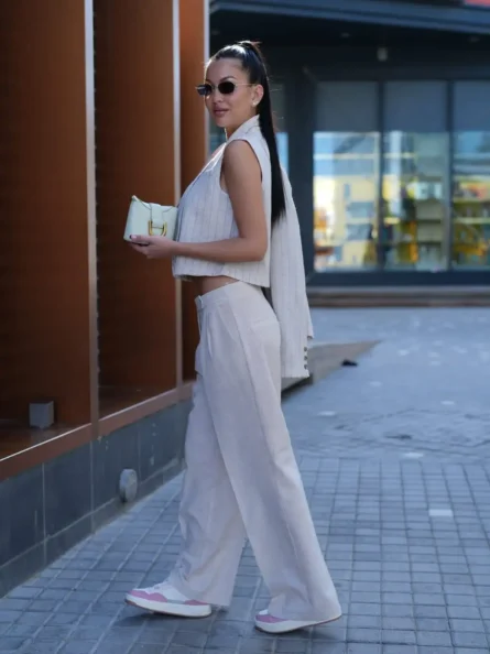 Linen Wide Leg Pants