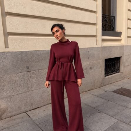 Belted Knit Co-ord Set - Image 3