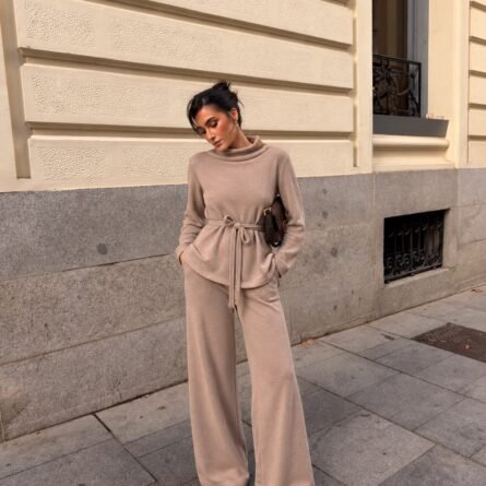 Belted Knit Co-ord Set - Image 5