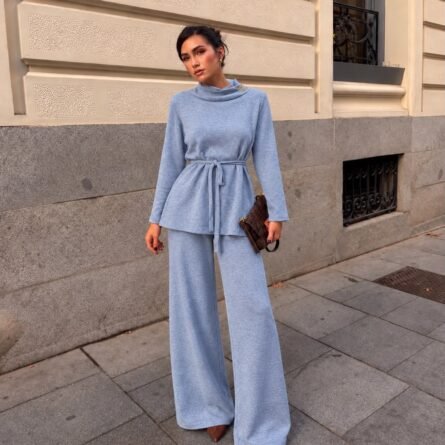 Belted Knit Co-ord Set - Image 6